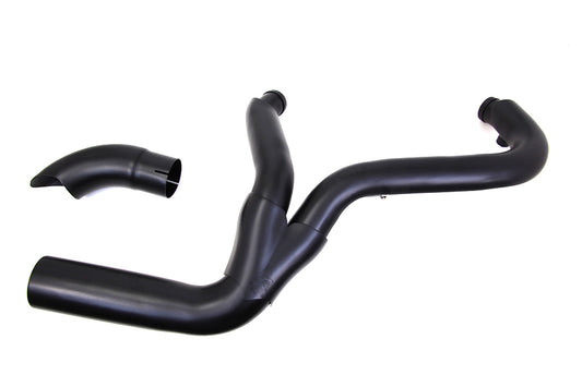 2 into 1 Exhaust Header Set Black(SET)