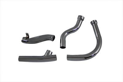 2 into 1 Exhaust Pipe Chrome Header Set(KIT)
