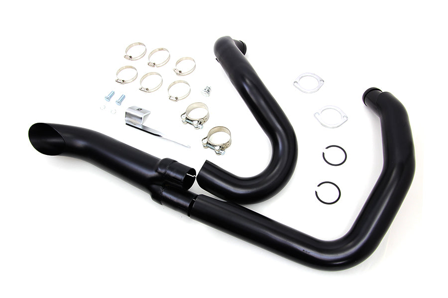 Wyatt Gatling 2 into 1 Exhaust Header Set Black(SET)