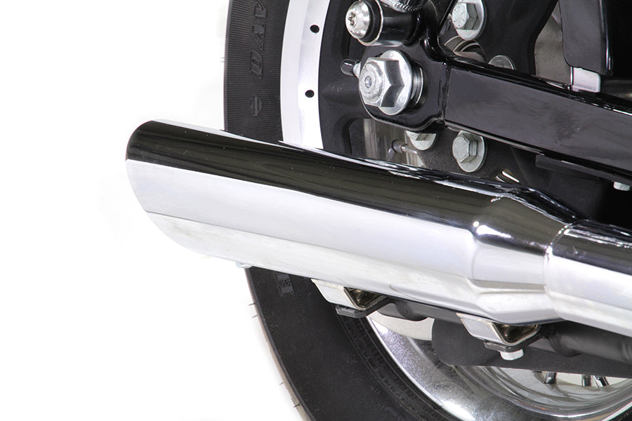 Wyatt Gatling Down Slash Slip-On Muffler Set Chrome(SET)