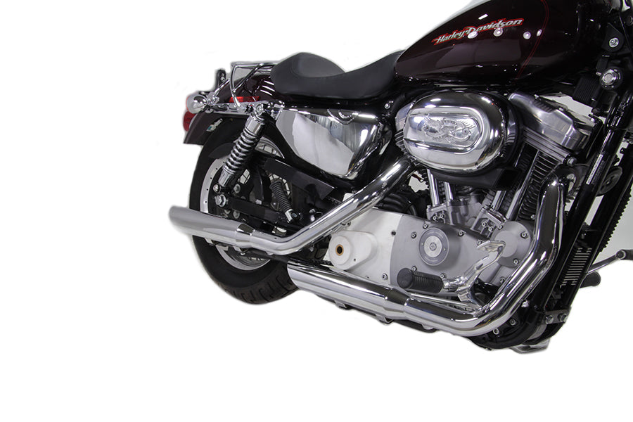 Wyatt Gatling Down Slash Slip-On Muffler Set Chrome(SET)