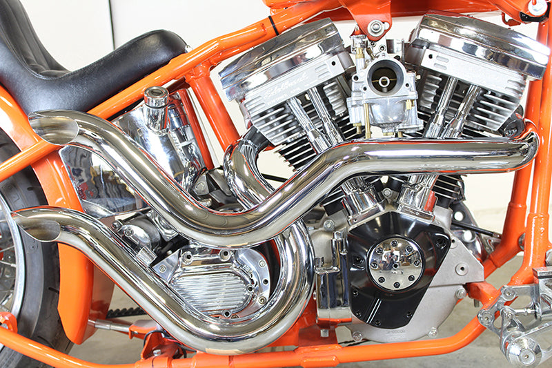 Exhaust Drag Pipe Set Slash Cut(SET)