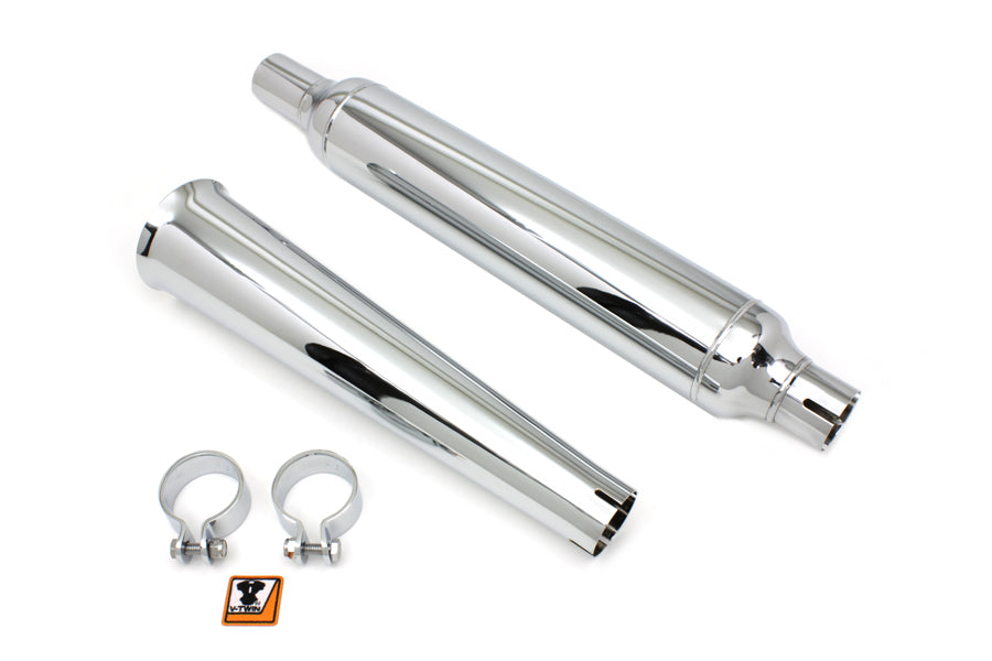 Chrome Muffler with Megaphone Tip(EA)