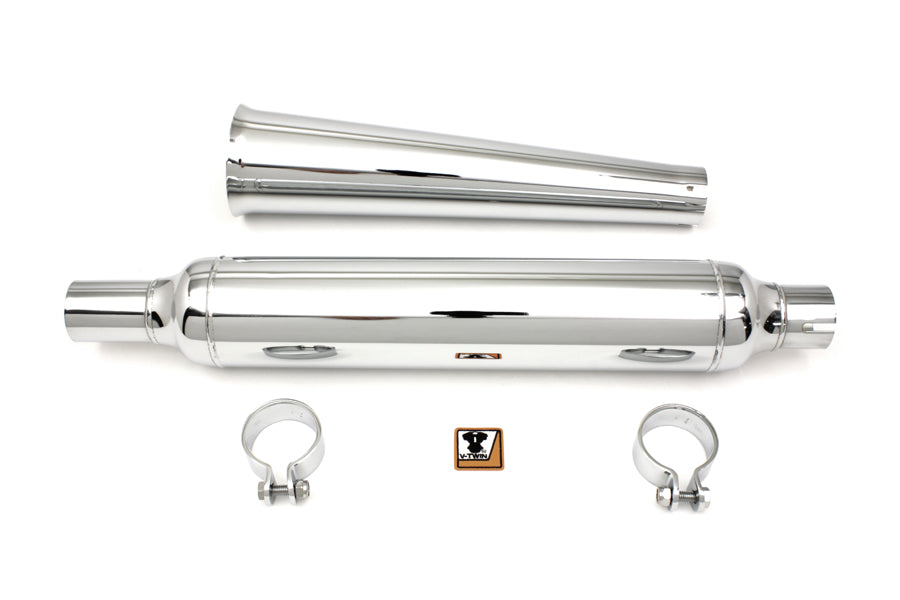 Chrome Muffler with Megaphone Tip(EA)