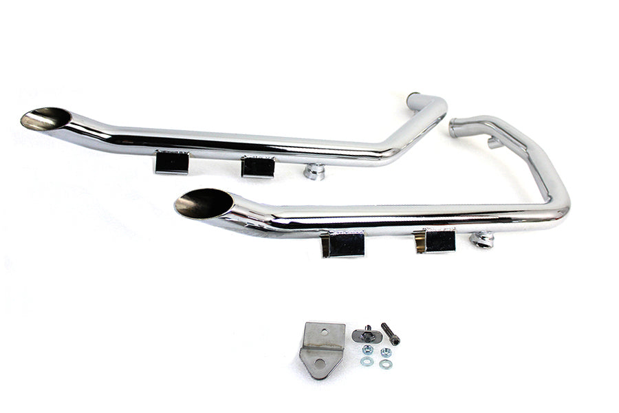 Wyatt Gatling Exhaust Drag Pipe Set Goose Style Ends(SET)