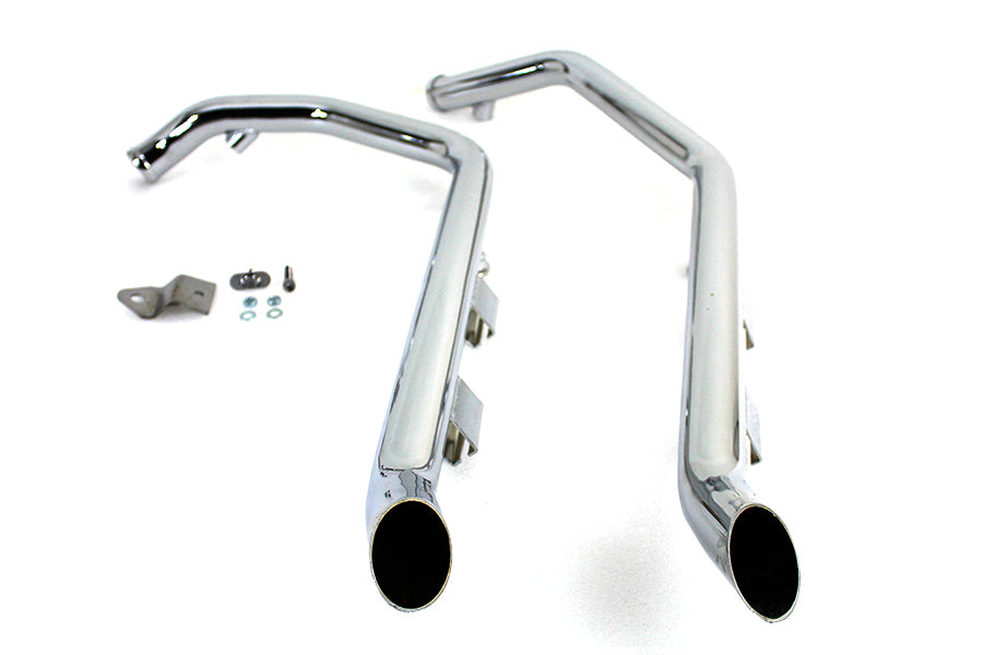 Wyatt Gatling Exhaust Drag Pipe Set Goose Style Ends(SET)