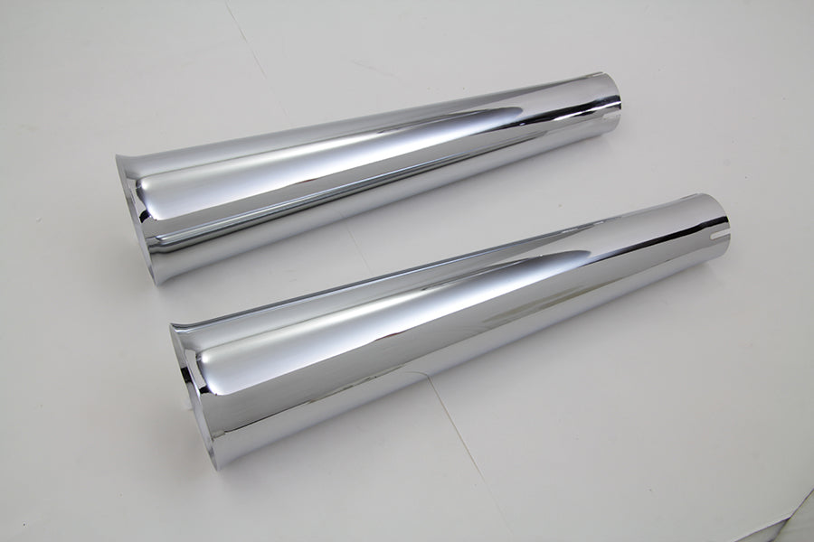 Chrome Megaphone Tip Set for 1-7/8  Muffler(SET)
