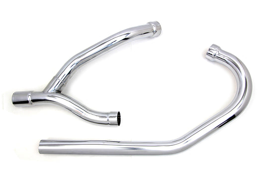 2 into 1 KH Exhaust Header Set Chrome(SET)