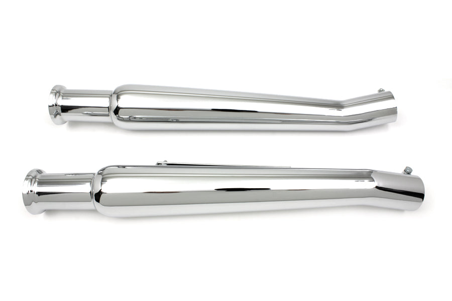 Chrome Megaphone Muffler Tip Set(SET)