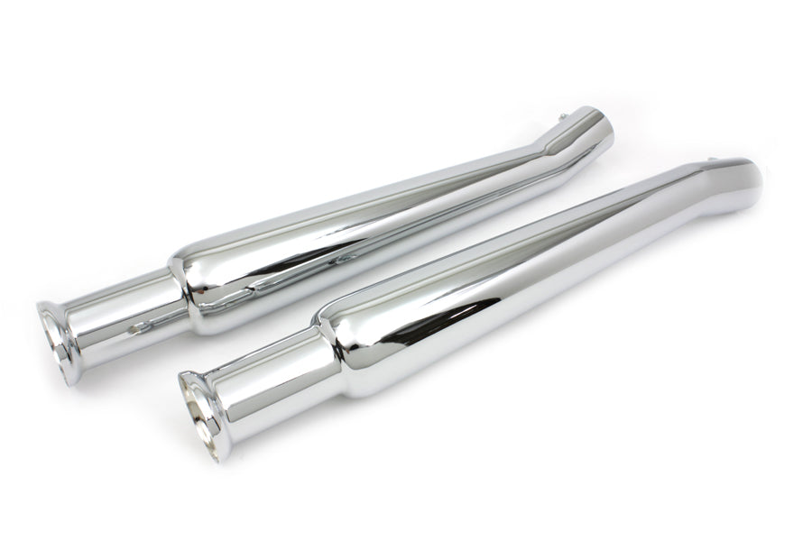 Chrome Megaphone Muffler Tip Set(SET)