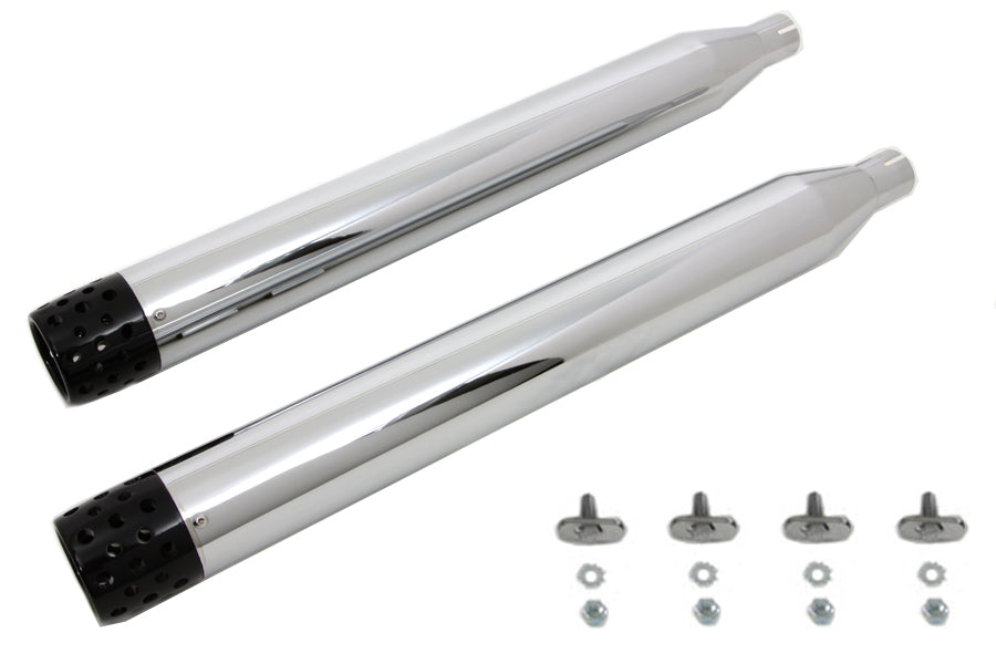 Wyatt Gatling Muffler Set with Black Shooter Style End Tips(SET)