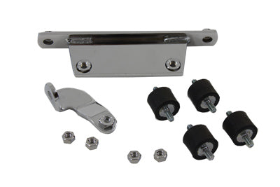 Round Oil Tank Mount Chrome(KIT)