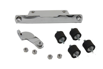 Round Oil Tank Mount Chrome(KIT)
