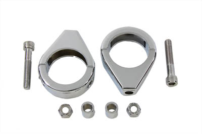 Chrome Turn Signal Clamp Kit 41mm Forks(SET)
