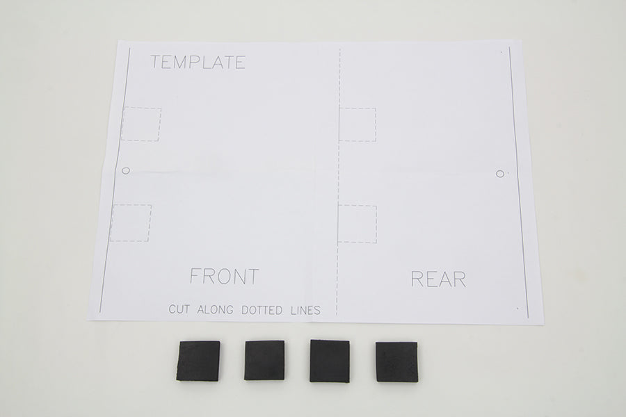 Rubber Seat Bumper Pad Set(SET)