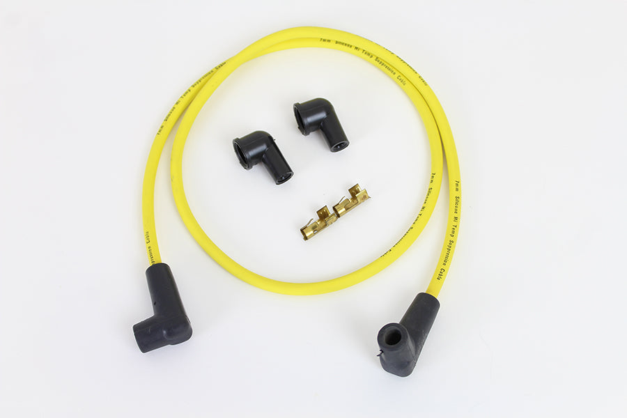 Yellow Suppression Core 7mm Spark Plug Wire Kit(KIT)