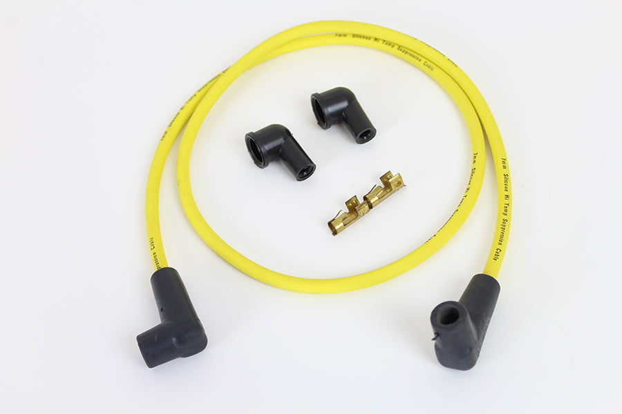 Yellow Suppression Core 7mm Spark Plug Wire Kit(KIT)