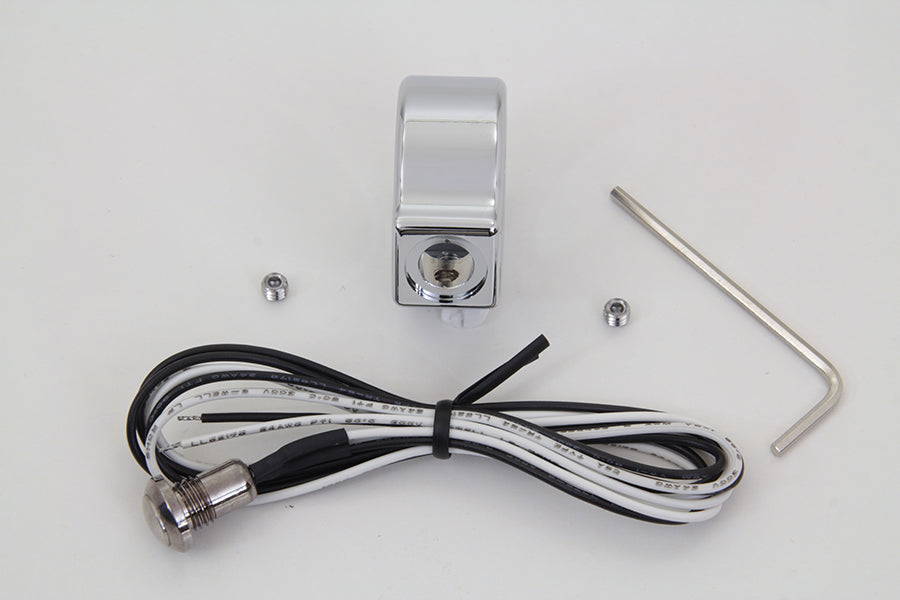 Chrome Single Handlebar Button Switch Kit(KIT)