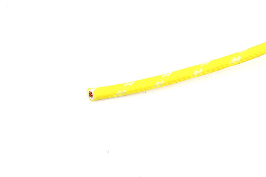 Yellow 25' Cloth Covered Wire(EA)