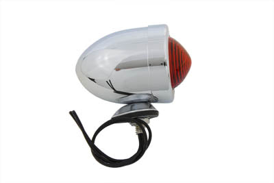 Chrome Bullet Red Marker Lamp Dual Filament(EA)