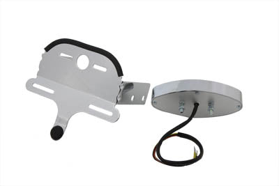 Wyatt Gatling Chrome Oval Tail Lamp Assembly(KIT)