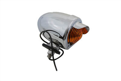 Bullet Style Amber Marker Lamp With Visor(EA)