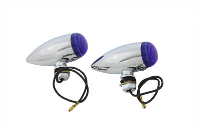 Mini Bullet Blue Lens Marker Lamp Set(SET)