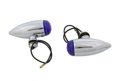 Mini Bullet Blue Lens Marker Lamp Set(SET)