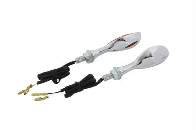 Chrome Eagle Eye Amber Marker Lamp Set(SET)