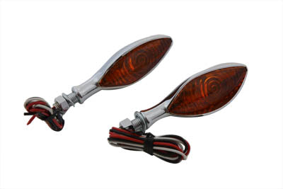 Chrome Eagle Eye Amber Marker Lamp Set(SET)