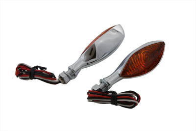 Chrome Eagle Eye Amber Marker Lamp Set(SET)