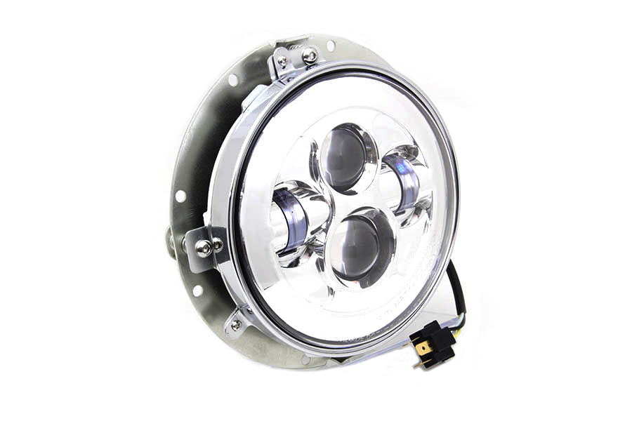 7  LED Headlamp Assembly Chrome(EA)