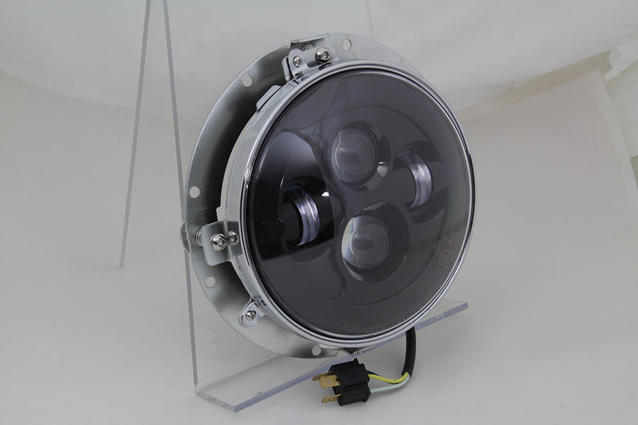 7  LED Headlamp Assembly Gloss Black(EA)