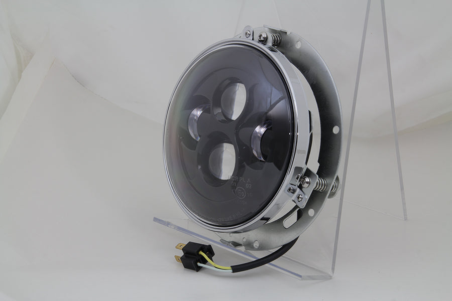 7  LED Headlamp Assembly Gloss Black(EA)