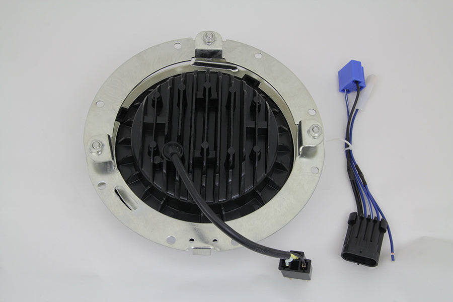 7  LED Headlamp Assembly Gloss Black(EA)