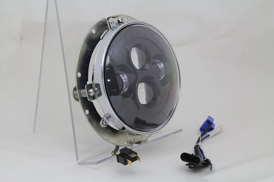 7  LED Headlamp Assembly Gloss Black(EA)
