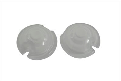 Replica Marker Lamp Lens Glass Bullet Style White(SET)
