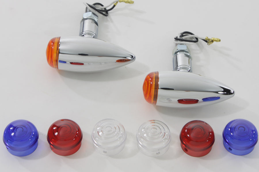 Mini LED Bullet Lens Marker Lamp Set(SET)