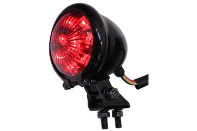 Round LED Tail Lamp with Red Lens(EA)