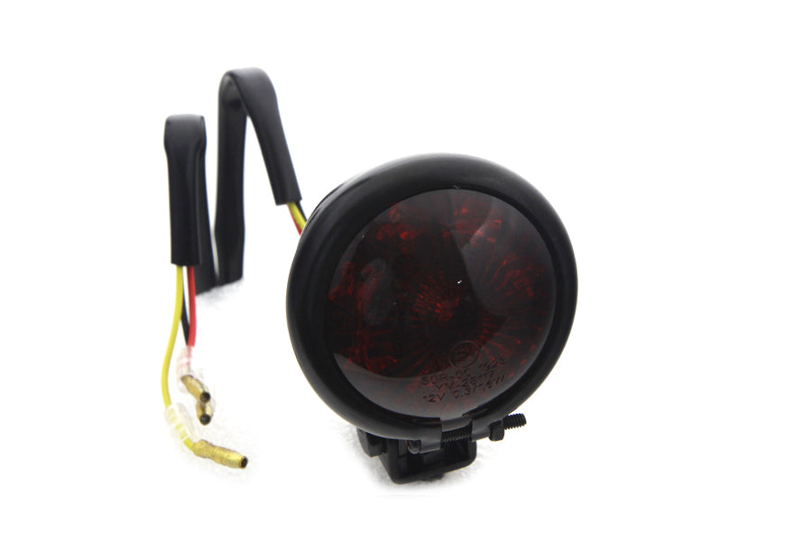 Round LED Tail Lamp with Red Lens(EA)