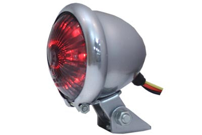 Round LED Tail Lamp with Smoked Lens(EA)