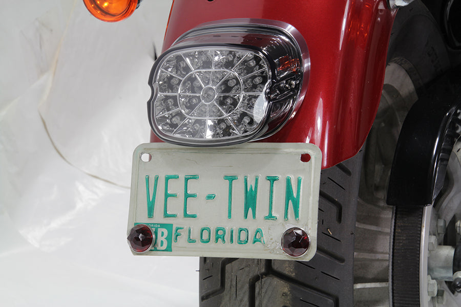 Lay Down Tail Lamp Assembly Smoked LED(EA)