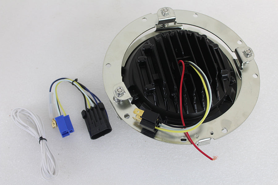 7  LED Headlamp Assembly Chrome(EA)