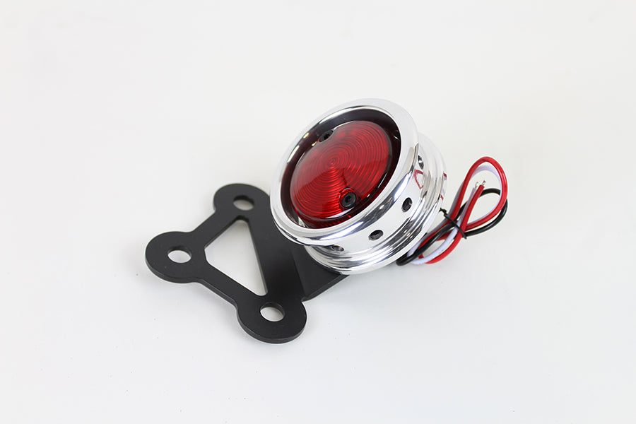 LED Round Tail Lamp Assembly Polished(EA)
