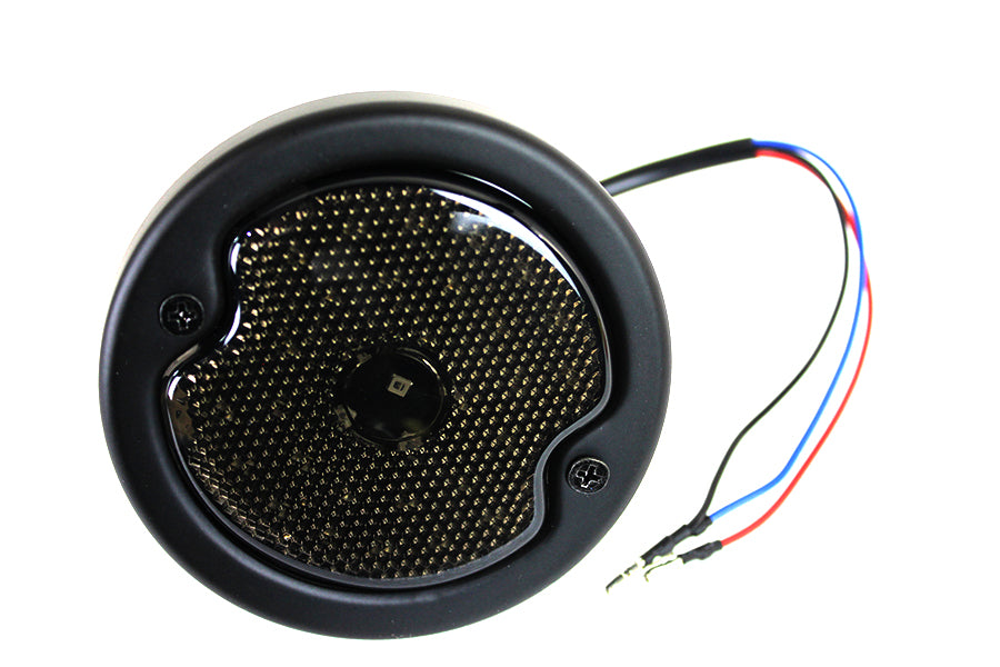 Round LED Tail Lamp Black(EA)