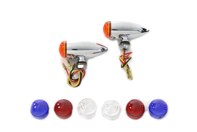 Mini Clear LED Bullet Marker Lamp(SET)