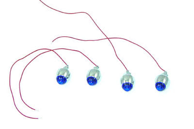 Bullet Style Krommet Marker Lamp Stud Blue(SET)