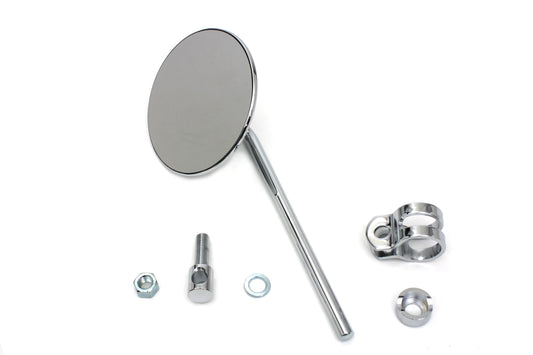 Replica Round Mirror with Round Stem Chrome(EA)