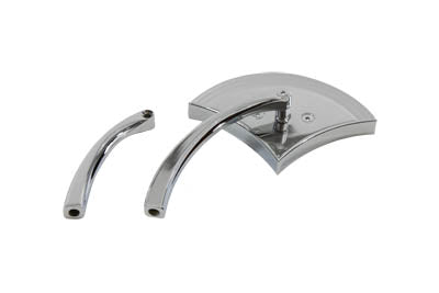 Axe Mirror with Billet Stem Chrome(EA)