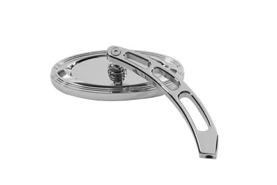 Cateye Mirror with Billet Girder Stem Chrome(EA)